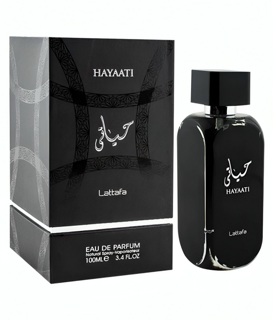 Lattafa Hayati Black Perfume For Unisex 100ml